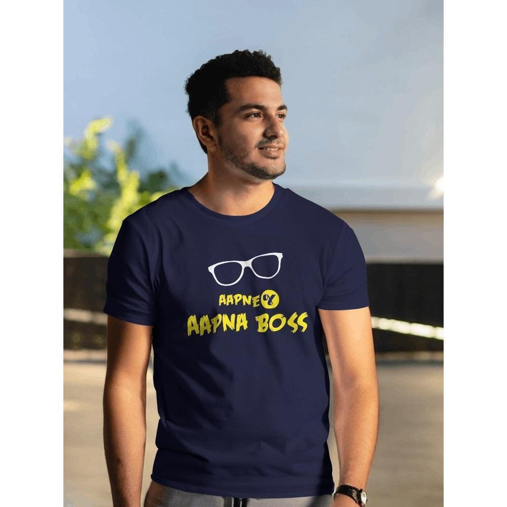 Aapne J Apana Boss Funky Gujarati Tshirts